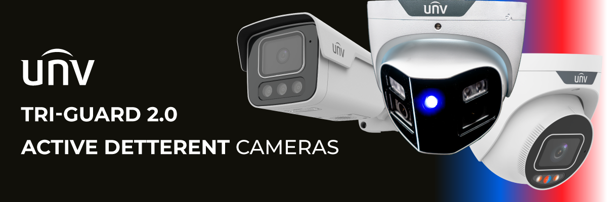 UNV TRI-GUARD 2.0 Active Deterrent Cameras - Premium Security Technology